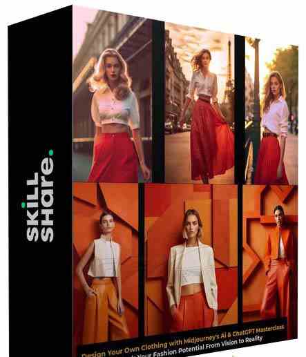 图片[2]-利用 Midjourneys Ai 人工智能设计自己的服装AI大师班-10节课-中英字幕-生财有道