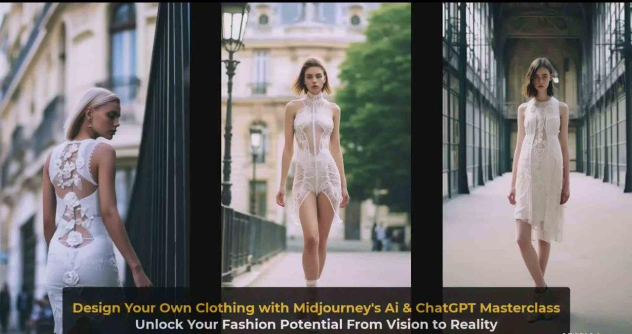 图片[6]-利用 Midjourneys Ai 人工智能设计自己的服装AI大师班-10节课-中英字幕-生财有道