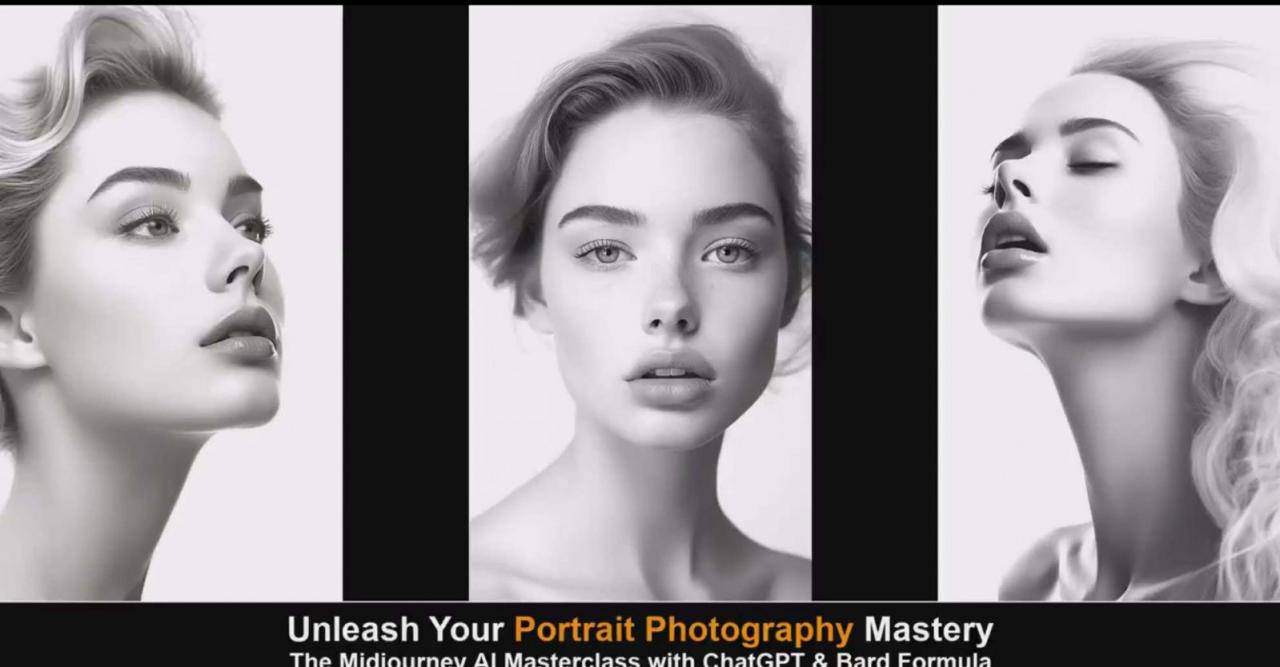 图片[2]-Midjourney v5 ChatGPT 和 Bard AI人工智能人像摄影大师班-15节-中英字幕-生财有道