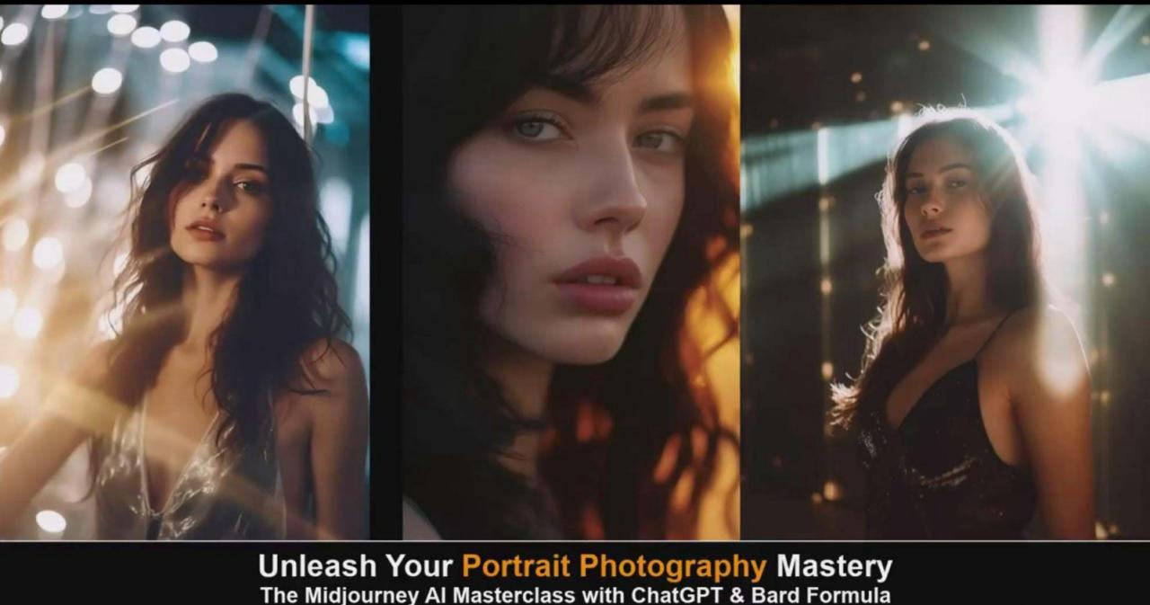 图片[6]-Midjourney v5 ChatGPT 和 Bard AI人工智能人像摄影大师班-15节-中英字幕-生财有道