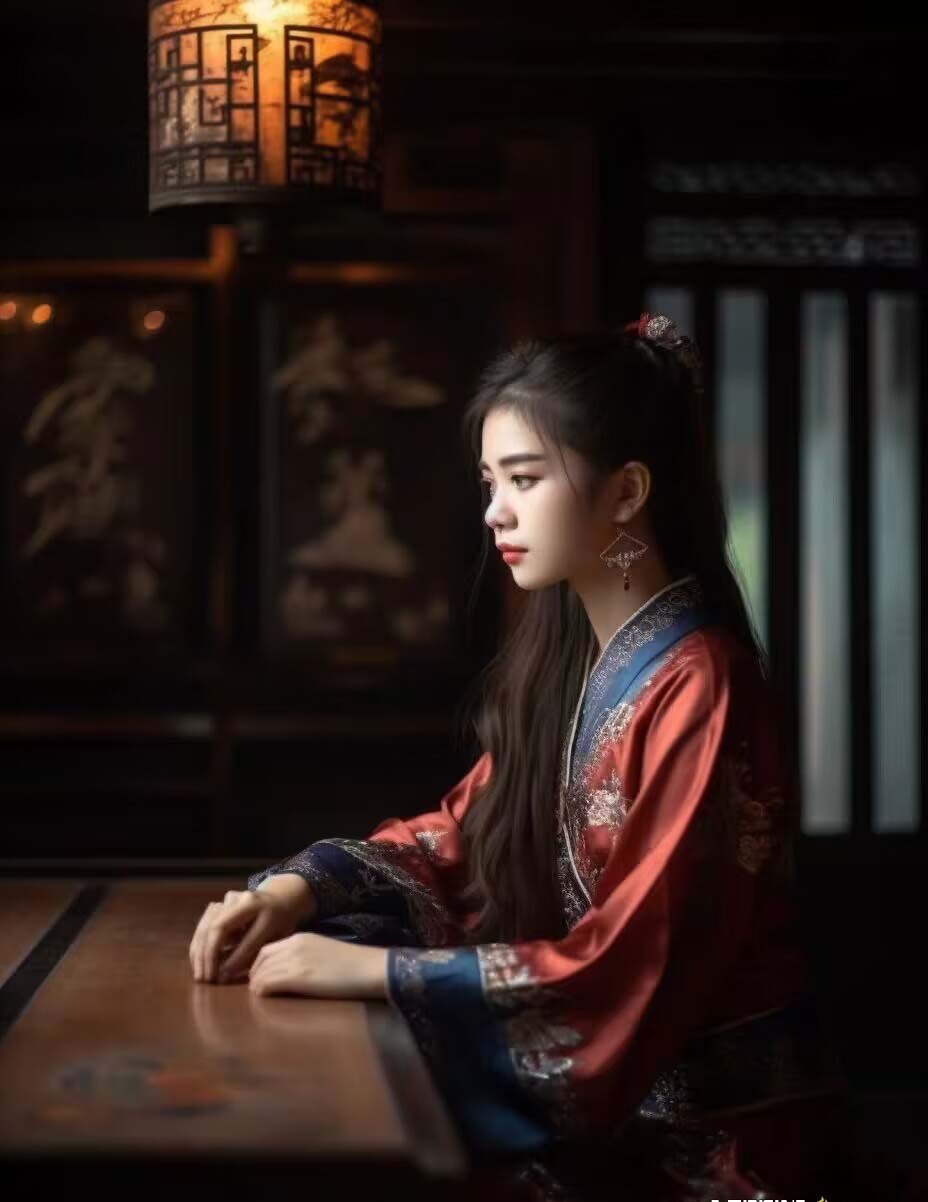 图片[7]-（8814期）Midjourney关键词-AI生成中国风古装汉服美女人像提示关键词-生财有道