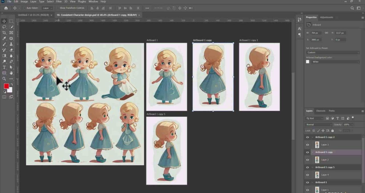 图片[8]-（8912期）掌握 MidJourney V5 AI + ChatGPT创建一致的角色设计图像-22节课-中英字幕-生财有道