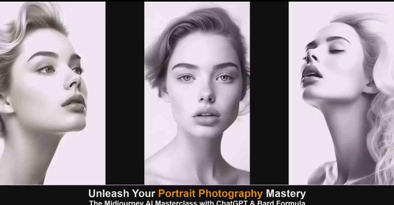 图片[2]-（9312期）Midjourney v5 ChatGPT 和 Bard AI人工智能人像摄影大师班-15节-中英字幕-生财有道