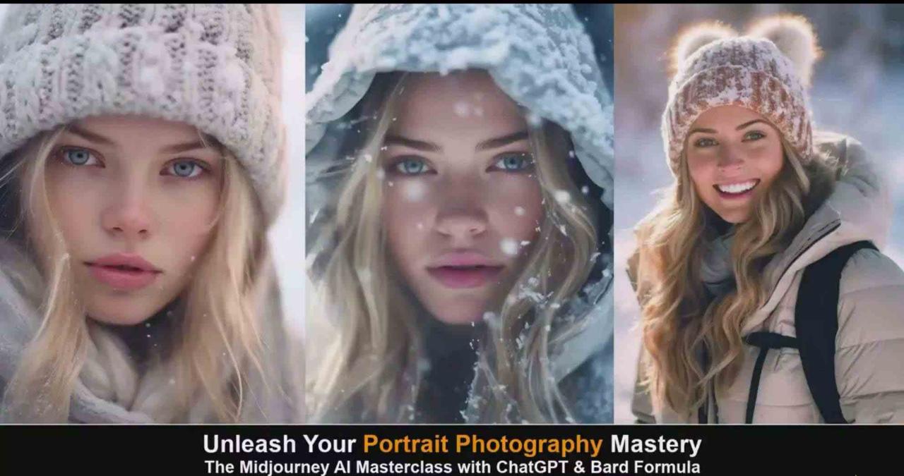 图片[5]-（9312期）Midjourney v5 ChatGPT 和 Bard AI人工智能人像摄影大师班-15节-中英字幕-生财有道