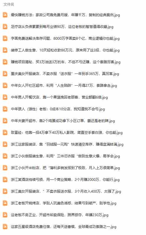 图片[3]-（9607期）真实有效391套商业模式，年入几十到几百万案例解析（电子书+视频+图文）-生财有道