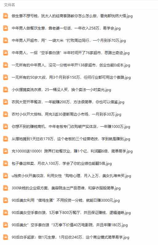 图片[7]-（9607期）真实有效391套商业模式，年入几十到几百万案例解析（电子书+视频+图文）-生财有道