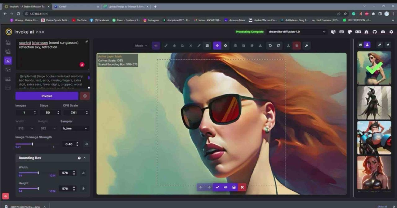 图片[2]-（9760期）Invoke AI 绘画教程-零基础创作可以销售的完美插图-49节-中英字幕-生财有道