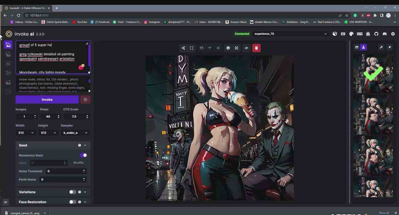 图片[5]-（9760期）Invoke AI 绘画教程-零基础创作可以销售的完美插图-49节-中英字幕-生财有道