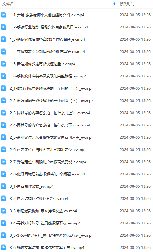 图片[2]-（11991期）实体店老板获客特训营：认知、定位、文案、矩阵、直播、AI等（72节）-生财有道