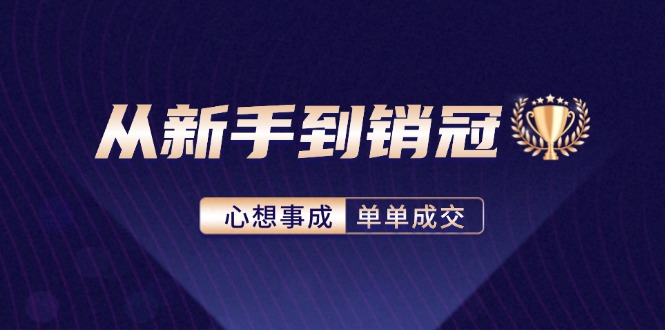（12383期）从新手到销冠：精通客户心理学，揭秘销冠背后的成交秘籍_生财有道创业网