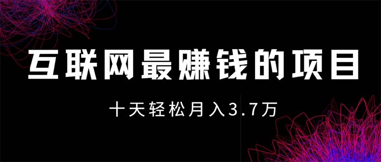 （12396期）互联网最赚钱的项目没有之一，轻松月入7万+，团队最新项目_生财有道创业网