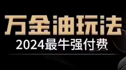 2024最牛强付费，万金油强付费玩法，干货满满，全程实操起飞——生财有道创业项目网